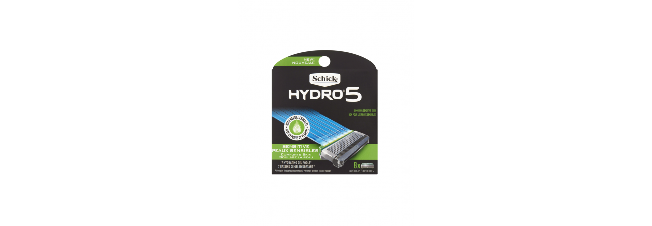 Сменные лезвия Schick Hydro 5_Sensitive (8 сменных кассет)